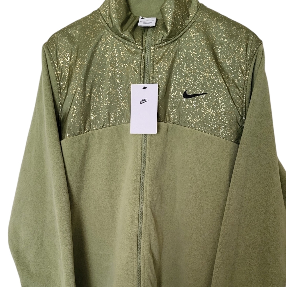 Nike Olive Green Zip-Up Jacket